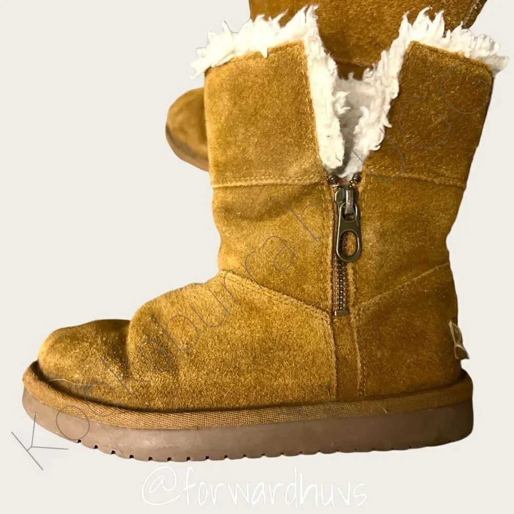 Koolaburra By UGG youth Leather Boots Size 13